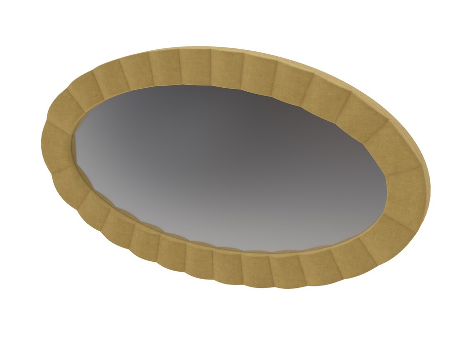 Зеркало Verda настенное Classic Ткань Микровелюр Marino 15 Шафран 119x5 26300₽